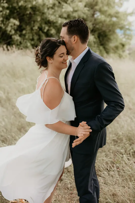 Hochzeitsportrait mit natürlicher Ausstrahlung