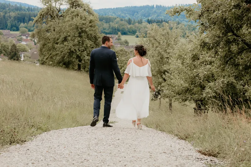 Hochzeit in natürlicher Umgebung